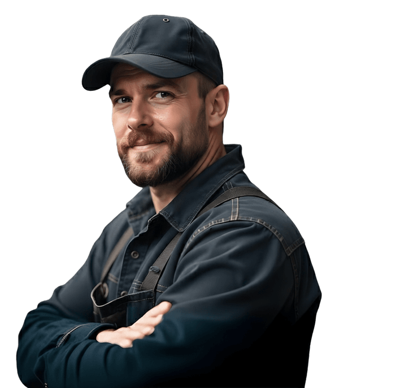 Professional gas service technician